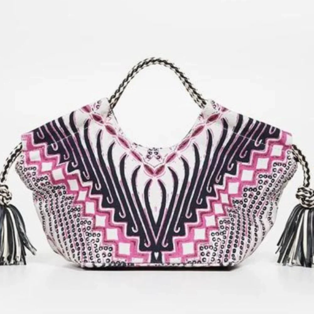 NEW ULLA JOHNSON MINI Pink LALI TOTE bag - Picture 3 of 15